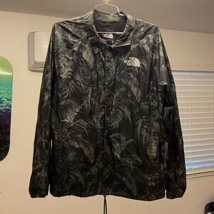 The North Face Men's Black Leaf Pattern Jacket